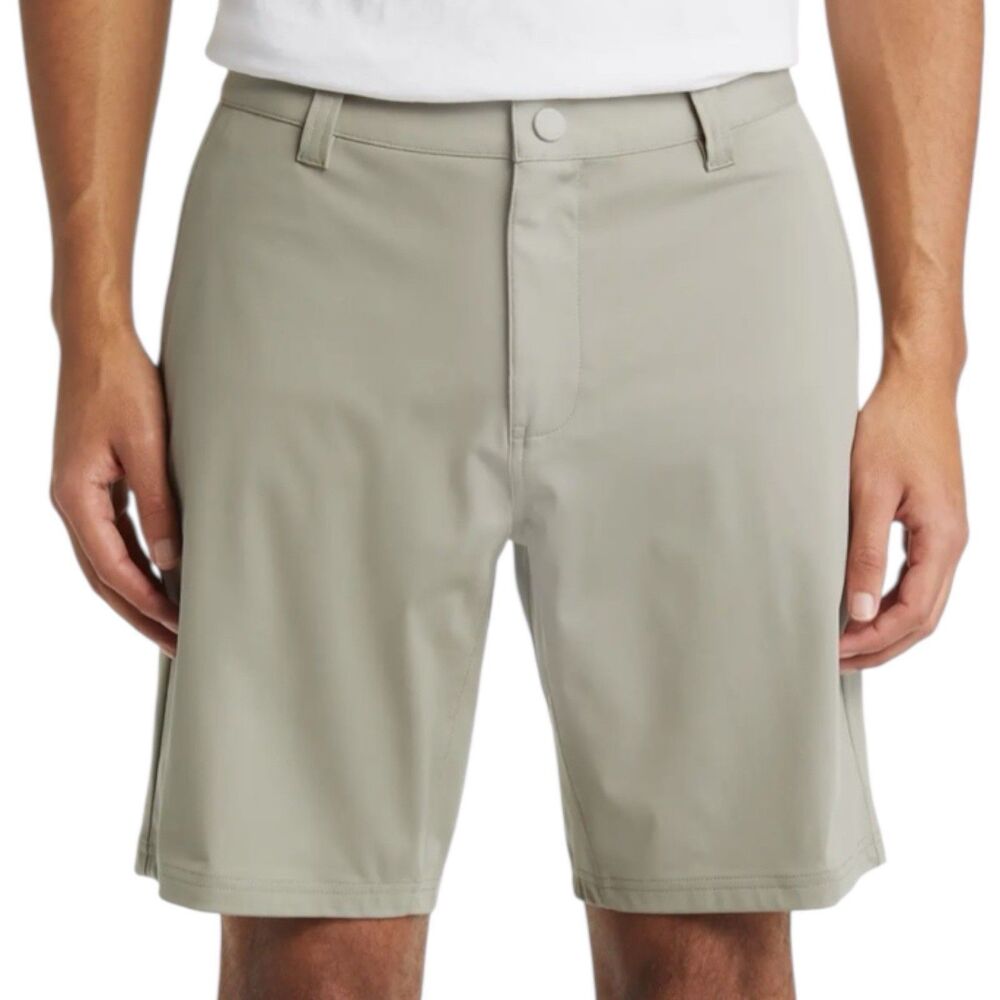 Rhone Shorts Mens 28 Sage Green 9"‎ Inch Commuter Flex-Knit Casual Preppy